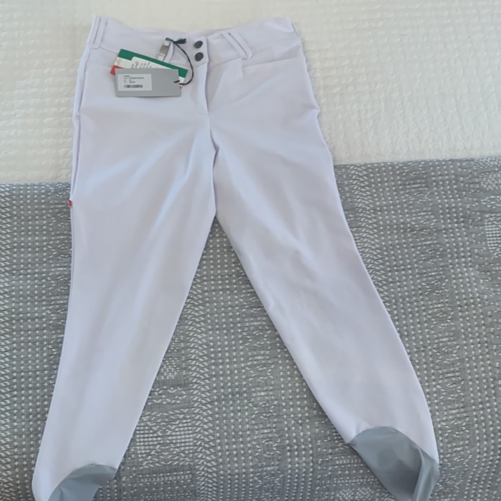 Brand new with tags. For Horses breeches. White. Size 26